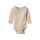 LUPILU® Baby-Wickelbodys, 3 Stück (weiß/beige/dunkelbeige, 62/68) - B-Ware neuwertig