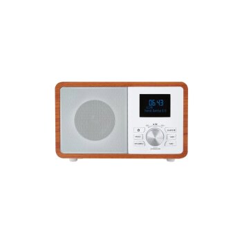TRONIC® DAB+-Bluetooth®-Radio TRB 5W A1, weiß/braun - B-Ware neuwertig