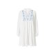 ESMARA® Damen Musselin-Tunikakleid (weiß, L(44/46)) - B-Ware neuwertig
