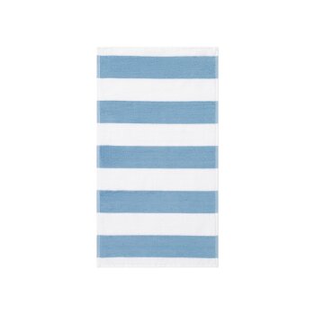 LIVARNO home Frottier-Handtücher, 50 x 100 cm, 2 Stück (blau/weiß) - B-Ware neuwertig