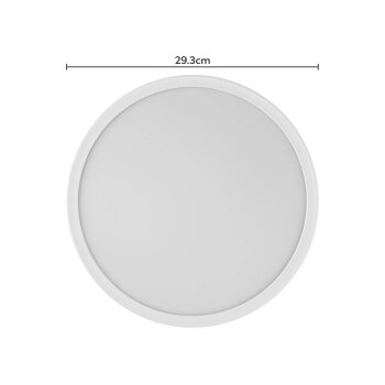 LIVARNO® LED-Deckenleuchte, Ø 29 cm, weiß - B-Ware neuwertig