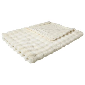 LIVARNO® Premium Kuscheldecke, 150 x 200 cm (Weiß) - B-Ware neuwertig