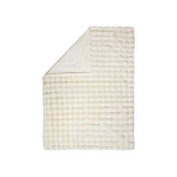 LIVARNO® Premium Kuscheldecke, 150 x 200 cm (Weiß) - B-Ware neuwertig