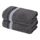 LIVARNO® Frottier-Handtücher, 2 Stück, 50 x 100 cm (Grau) - B-Ware neuwertig