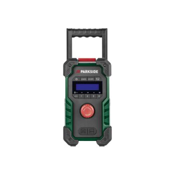 PARKSIDE® 20 V/ 12 V/ 230 V Akku-Baustellenradio »PBR 10 A1« ohne Akku – ohne Ladegerät - B-Ware sehr gut