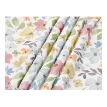 LIVARNO® Mikrofaser-Satin-Bettwäsche, 200 x 220 cm (Blumen) - B-Ware neuwertig