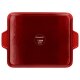 SILVERCREST® Premium-Gusseisenpizzaplatte Ø 31 cm \ Premium-Gusseisengrillplatte L 36,0 x B 26,0 cm (grillplatte/rot) - B-Ware neuwertig