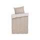 LIVARNO home Bettwäsche, 140 x 200 cm, 70 x 90 cm, beige - B-Ware neuwertig