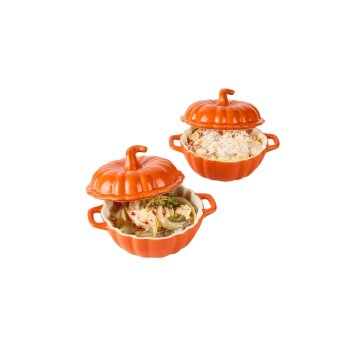 SILVERCREST® Auflaufformen-Set, in Kürbisform - B-Ware
