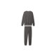 esmara Men Herren Frottee-Pyjama (Dunkelgrau, XL (56/58)) - B-Ware neuwertig