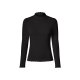 ESMARA® Damen Gerippte Langarmshirts, 2 Stück (Schwarz/weiß, S(36/38)) - B-Ware neuwertig