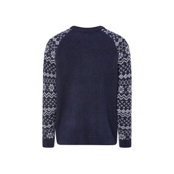 LIVERGY® Herren Weihnachtspullover, in weicher Strickqualität (Blau, XXL (60/62)) - B-Ware sehr gut