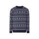 LIVERGY® Herren Weihnachtspullover, in weicher Strickqualität (Blau, XXL (60/62)) - B-Ware sehr gut