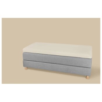 LIVARNO® Bi-Elastic-Boxspring-Spannbettlaken, 90-100 x 200 cm, Steghöhe bis 10 cm (Beige) - B-Ware neuwertig