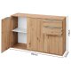 LIVARNO® Sideboard in Artisan-Eiche-Nachbildung - B-Ware sehr gut