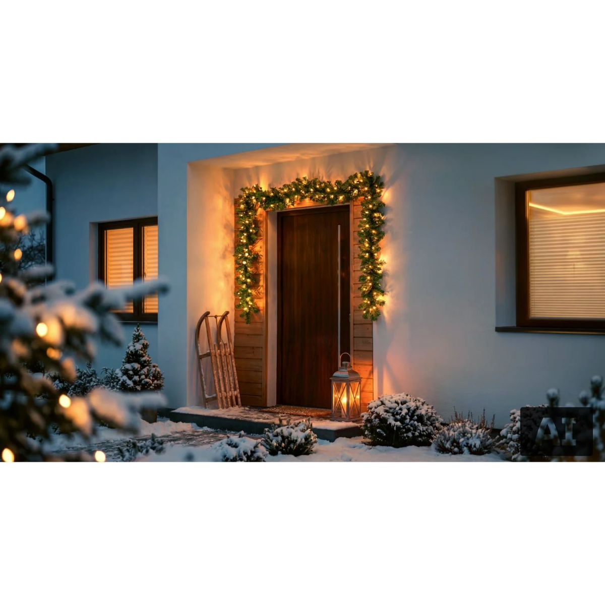 LIVARNO® LED-Tannengirlande, 5 m (warmweiß)