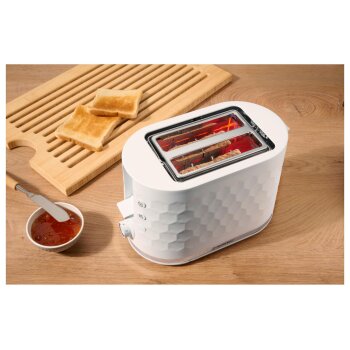 SILVERCREST® Doppelschlitz-Toaster (Weiß) - B-Ware neuwertig
