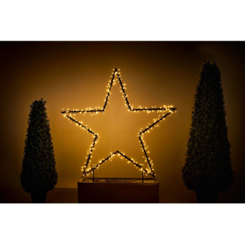 LIVARNO® Outdoor-LED-Leuchten, IP44, Netzbetrieb, Stern - B-Ware neuwertig