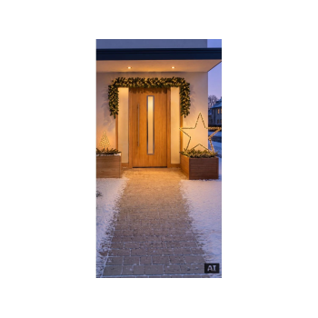 LIVARNO® Outdoor-LED-Leuchten, IP44, Netzbetrieb, Stern - B-Ware neuwertig