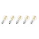 OSRAM LED-Leuchtmittel Base Classic, 5 Stück, CLA60, E27, klar - B-Ware neuwertig