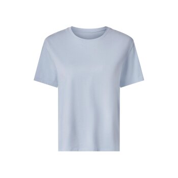 ESMARA® Damen T-Shirts, 2 Stück (blau/beige, S(36/38)) - B-Ware neuwertig