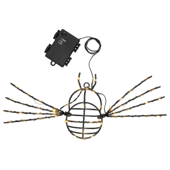 Halloween Gartendeko, mit Timerfunktion (Spinne) - B-Ware...