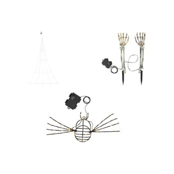 Deltasport Halloween Gartendeko, mit Timerfunktion - B-Ware
