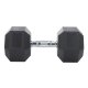 CRIVIT® Hexagonhantel, mit gusseisernem Kern, 22.5 kg - B-Ware