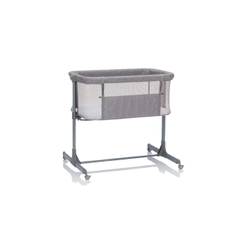 FILLIKID Beistellbett - 2 - fach sort. (Grau, 57 x 90 cm)...