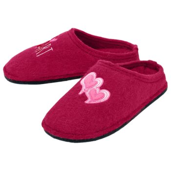 ESMARA® Damen Filzhausschuhe (Pink, 37) - B-Ware neuwertig