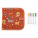 CRELANDO® Abwaschbares Malbuch (Safari) - B-Ware neuwertig
