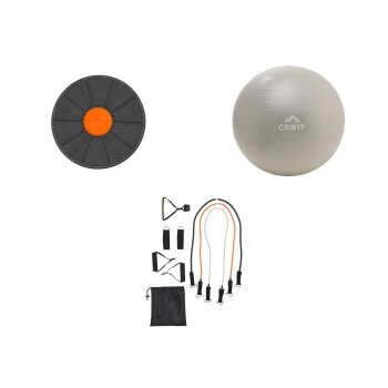 CRIVIT Balance-Board / Soft-Gymnastikball /...