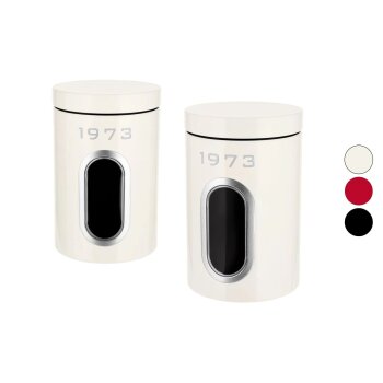 SILVERCREST® Aufbewahrungsdosen-Set Retro 1973 - B-Ware