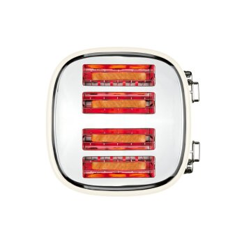 SILVERCREST® Vierschlitz-Toaster »Retro 1973 - SVTR 1900 A1« (Creme) - B-Ware neuwertig