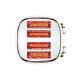 SILVERCREST® Vierschlitz-Toaster »Retro 1973 - SVTR 1900 A1« (Creme) - B-Ware neuwertig