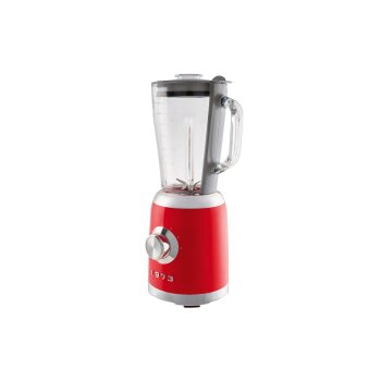 SILVERCREST® Standmixer Chrom Retro 1973 SSMC 600 C2, rot - B-Ware neuwertig
