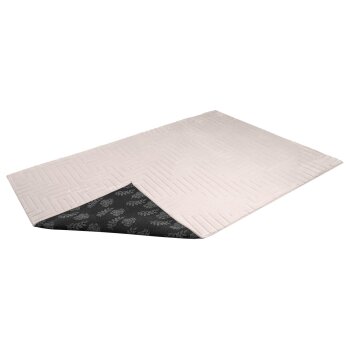 LIVARNO® Samtteppich, 230 x 160 cm, creme - B-Ware neuwertig