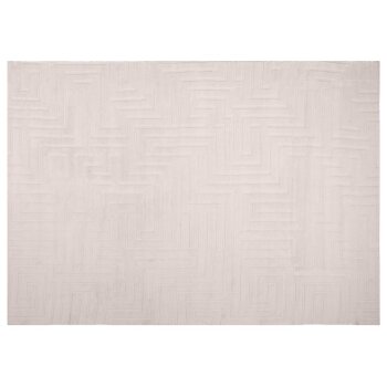 LIVARNO® Samtteppich, 230 x 160 cm, creme - B-Ware neuwertig