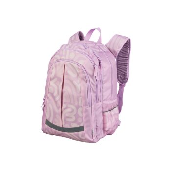 CRELANDO® Schulrucksack, mit höhenverstellbarem Tragesystem (Rosa) - B-Ware neuwertig