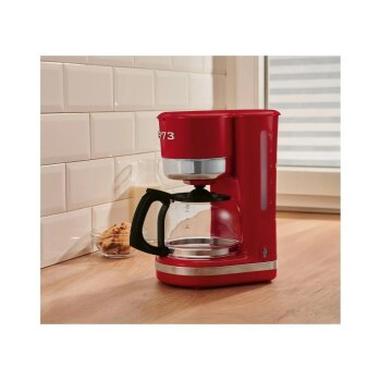 SILVERCREST® Kaffeemaschine »Retro 1973 - SKMR 1080 B1«, rot - B-Ware neuwertig