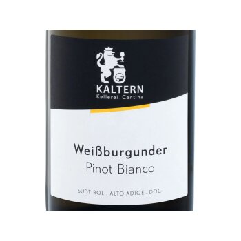 KELLEREI KALTERN Weißburgunder Alto Adige DOC trocken, Weißwein 2025
