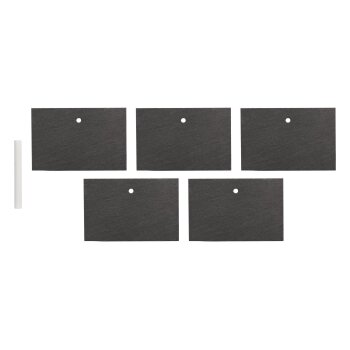 PARKSIDE® Pflanzenstecker, inkl. Kreide (5tlg. Set/quadratisch) - B-Ware sehr gut
