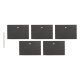 PARKSIDE® Pflanzenstecker, inkl. Kreide (5tlg. Set/quadratisch) - B-Ware sehr gut