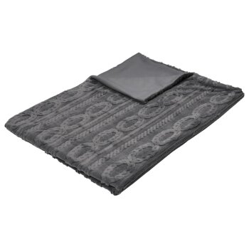 LIVARNO® Kuscheldecke, 130 x 170 cm (anthrazit) - B-Ware neuwertig