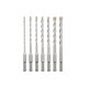 PARKSIDE® SDS-Plus-Hammerbohrer /-Kurzmeißel /-Hammerbohrer, lang (SDS Plus Bohrerset 7tlg.) - B-Ware neuwertig