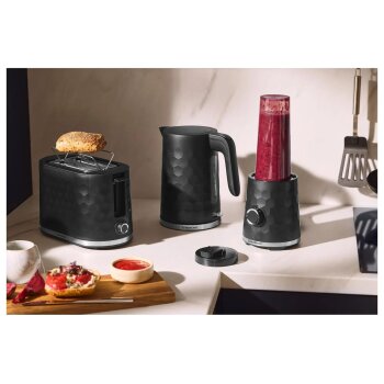 SILVERCREST® Wasserkocher »SWKW 3000 A1«, mit Wabenstruktur (Schwarz) - B-Ware neuwertig