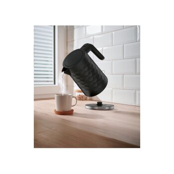 SILVERCREST® Wasserkocher »SWKW 3000 A1«, mit Wabenstruktur (Schwarz) - B-Ware neuwertig