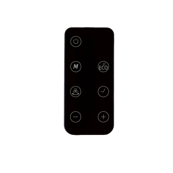 TRONIC® Heizlüfter mit LCD + Fernbedienung (Schwarz) - B-Ware sehr gut