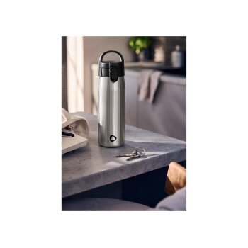 SILVERCREST® Edelstahl-Trinkflasche, 1l (Grau) -...