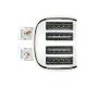 SILVERCREST® Vierschlitz-Toaster »Retro 1973 - SVTR 1900 A1« (Creme) - B-Ware Transportschaden Kosmetisch